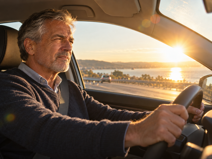 Glare recovery slows with age — that one moves