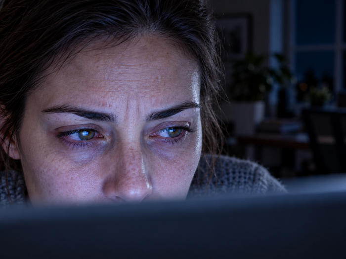 Your tear film breaks down before you blink